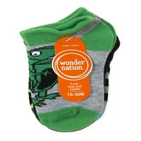Wonder Nation Baby i Toddler Boy Nema Show čarape, 18-pack, veličine 18m-5T