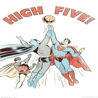 Stripovi-Batman-Robin-Superman-plakat na zidu visokom pet inča, 14.725 22.375