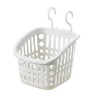 Plastična viseća košara za pohranu kućnog tekstila s kukom za kupaonicu, držač za pohranu u kuhinji + inča