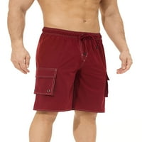 Muške kupaće gaće u donjem rublju, obične ljetne kratke hlače, kratke hlače za plažu s elastičnim strukom, klasično