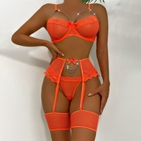 Ženska babydoll noćna odjeća donje rublje u tijesno seksi donje rublje donje seksi donje rublje set narančaste