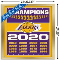 Zidni plakat Los Angeles Lakersa - prvaci, 14.725 22.375