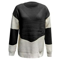 Rasprodaja modnih džempera s dugim rukavima za žene Plus size ženske Ležerne seksi modne pulovere s okruglim vratom
