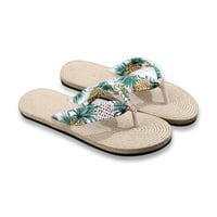Uvođenje novog proizvoda, Ženske cipele, ljetne japanke s cvjetnim uzorkom, sandale za plažu, papuče s neklizajućim