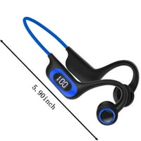 Sportske bežične slušalice s nadzemnom vodljivošću Slušalice s digitalnim zaslonom baterije vodootporne slušalice