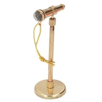 Model mikrofona za kućicu za lutke, izvrsni minijaturni prijenosni model mikrofona za zabavu za ljubitelje glazbe