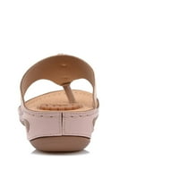 Lacyhop Womens Comfort Wedge sandale s lučnim potporama ljetnih flip flops platforma cipele veličine 5-10