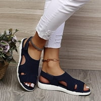 Ženske ravne sandale - Udobni ležerni elastični remen za gležanj na proljetnim ljetnim cipelama