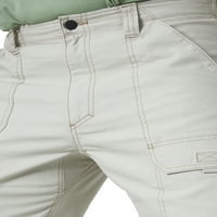 Muške kratke hlače s elastičnom elastikom na leđima za planinarenje