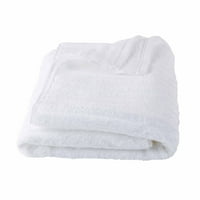 Osnove teksturirane teksture od 6 komada set ručnika za kupanje - Arktički bijeli