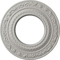 Stolarija od 1 do 8 do 1 8 do 1 2do stropnog medaljona, ručno oslikana Ultra čisto bijela