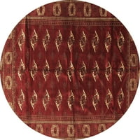Tradicionalni unutarnji tepisi, Okrugli Perzijski smeđi, promjera 6 inča