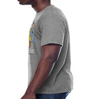 Muška grafička posada sesame ulica s kratkim rukavima vrat opuštena majica, do veličine 3xl