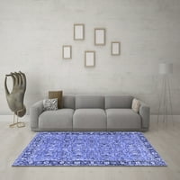 Tradicionalni tepisi u perzijskoj plavoj boji, kvadratni 6 stopa