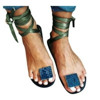 Žene flip-flops vintage rimski stil čipkaste sandale sandale otvorenih nožnih prstiju