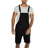 Muški plus džepne traperice ukupna kombinezona ulična odjeća Ukupna suspendiranja hlača crna
