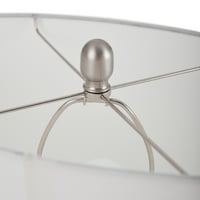 Mramorni disk U Stilu A. M. uokviren drvenom stolnom svjetiljkom s mramornom podlogom i staklenom oblogom