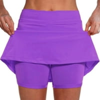 Voguele Women Work Sport Sport Kratke hlače A-line suknja dna visoki struk joga kratke hlače Fitness Mini hlače