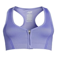 Avia Women's bešavni zip front sportski grudnjak