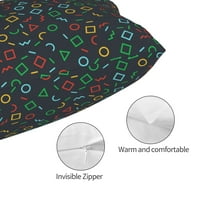 Geometrijski uzorci oblika djevojčice Dječaci jastuci jastuci pokrivaju slučajeve Dekor za spavaće sobe pravokutnik