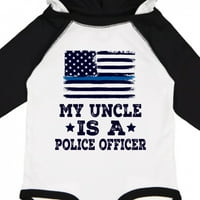 Neobični policajac, ujak, nećak, poklon nećakinji, bodi s dugim rukavima za dječaka ili djevojčicu