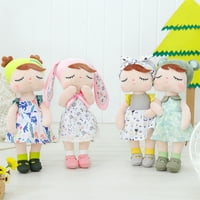 Pudcoco djevojčica u obliku punjene igračke s očima plišane lutke s crtanim kapu