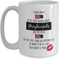 Greyhounds šalica, griva kava, Greyhounds poklon, poklon za hrt, šalica za prijateljice, slatka hrt, poklon, rođendanska