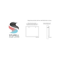 Stupell Industries tropska Plava plaža, surferi, obalna galerija slika, tisak na platnu, zidna umjetnost