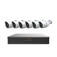 Hibridni 8-kanalni. CCTV sustav s 2TB HDD - om, unutarnje i vanjske kamere s 1080mb fiksnim objektivom-daljinski