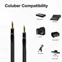 Coluber kabel - 3. TRS mužjak do 3. TRS muški pro 3 -pinski mikrofonski konektor