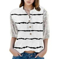 Ženska majica s kratkim rukavima u boji, Jednobojni ljetni vrhovi, majica s okruglim vratom, ženska Vintage bluza